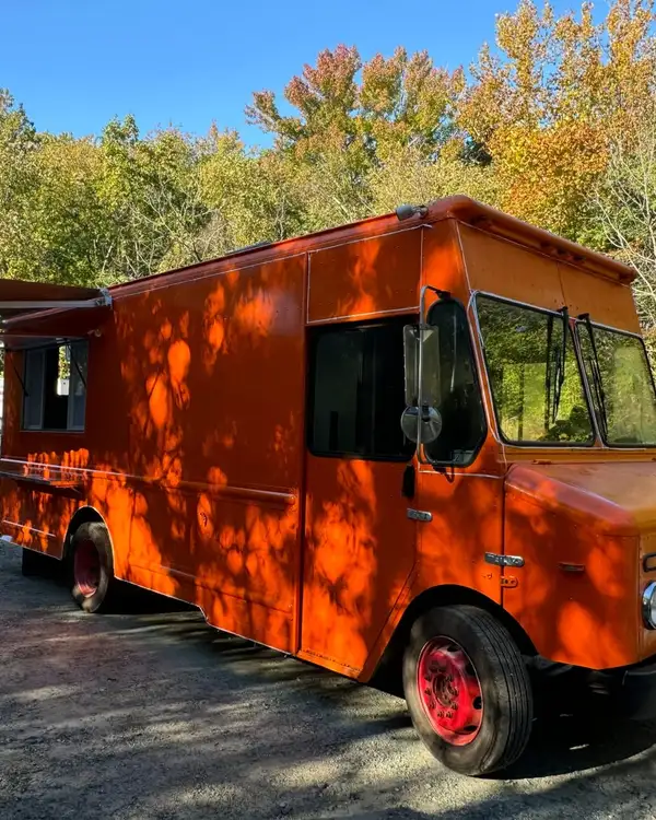Taco Truck — front three-quarter view with the awning out