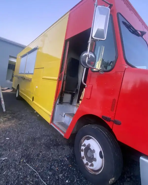 Mexican Food Truck — cab and service side