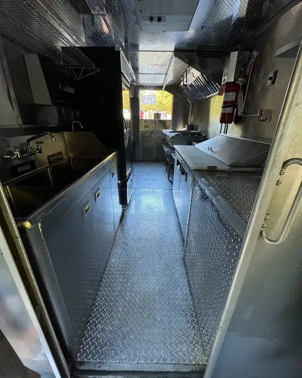 Taco Truck — galley looking toward the cab