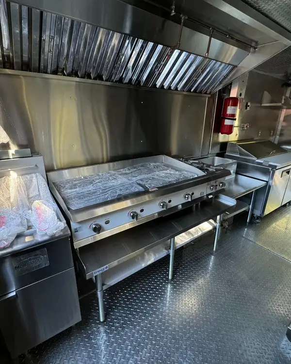 Taco Truck — griddle, hood and fryer