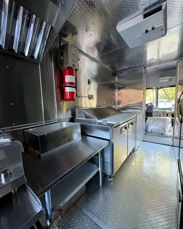 Taco Truck — prep line and refrigeration